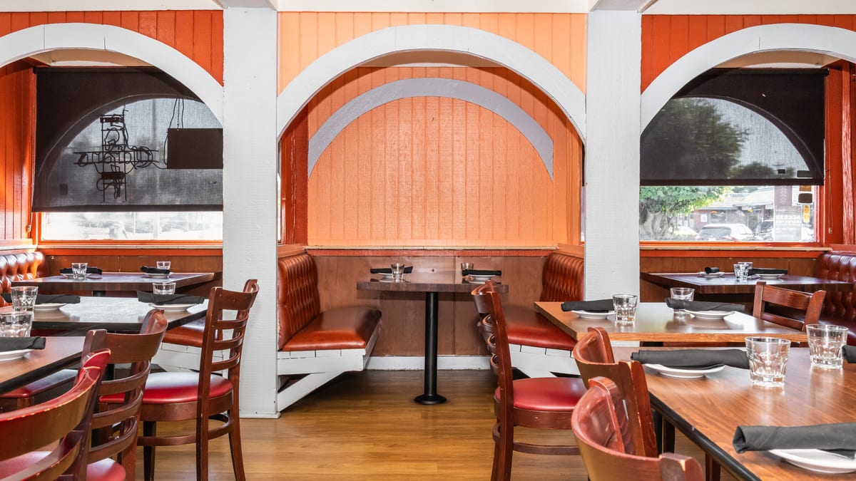 The dining room