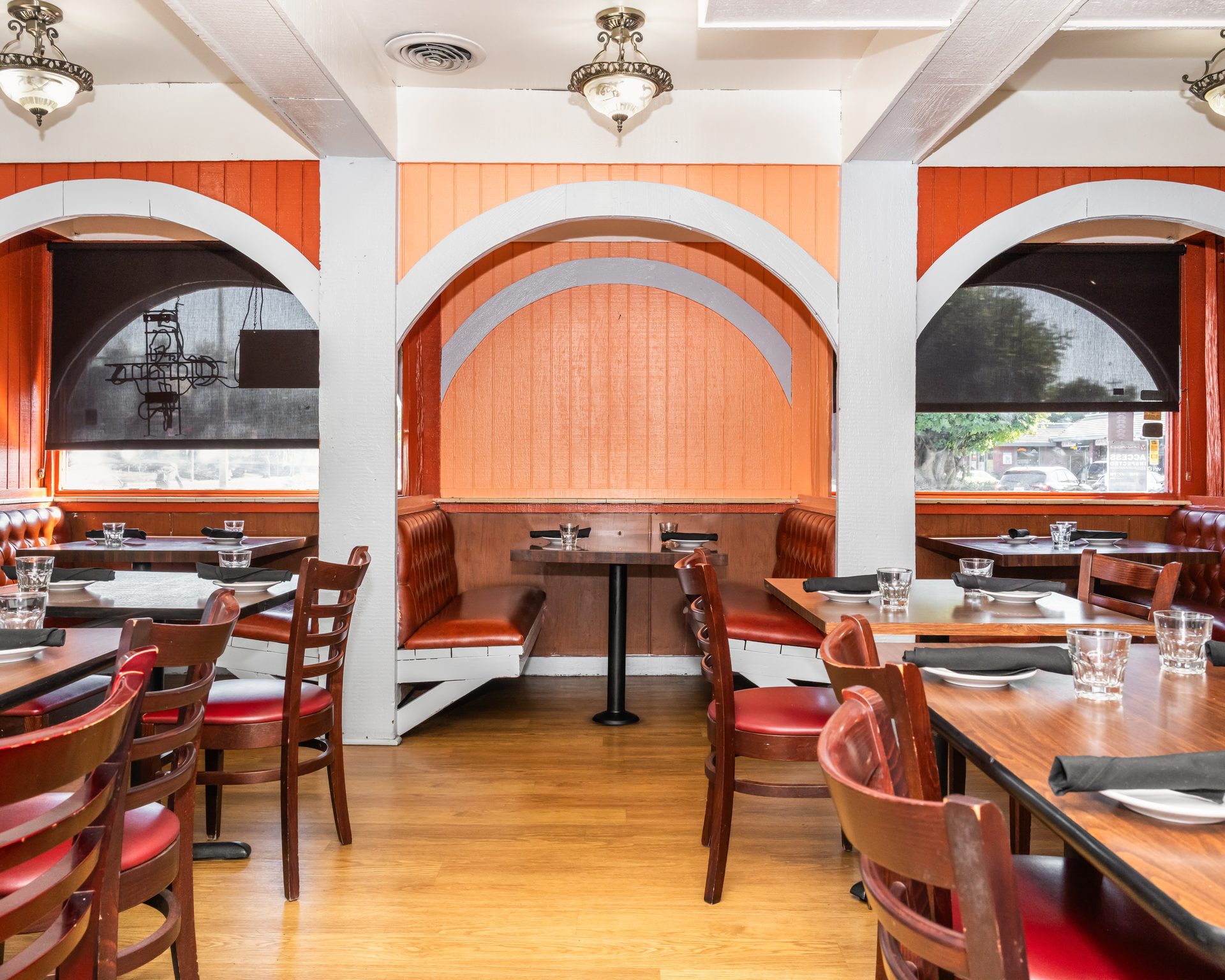 The dining room
