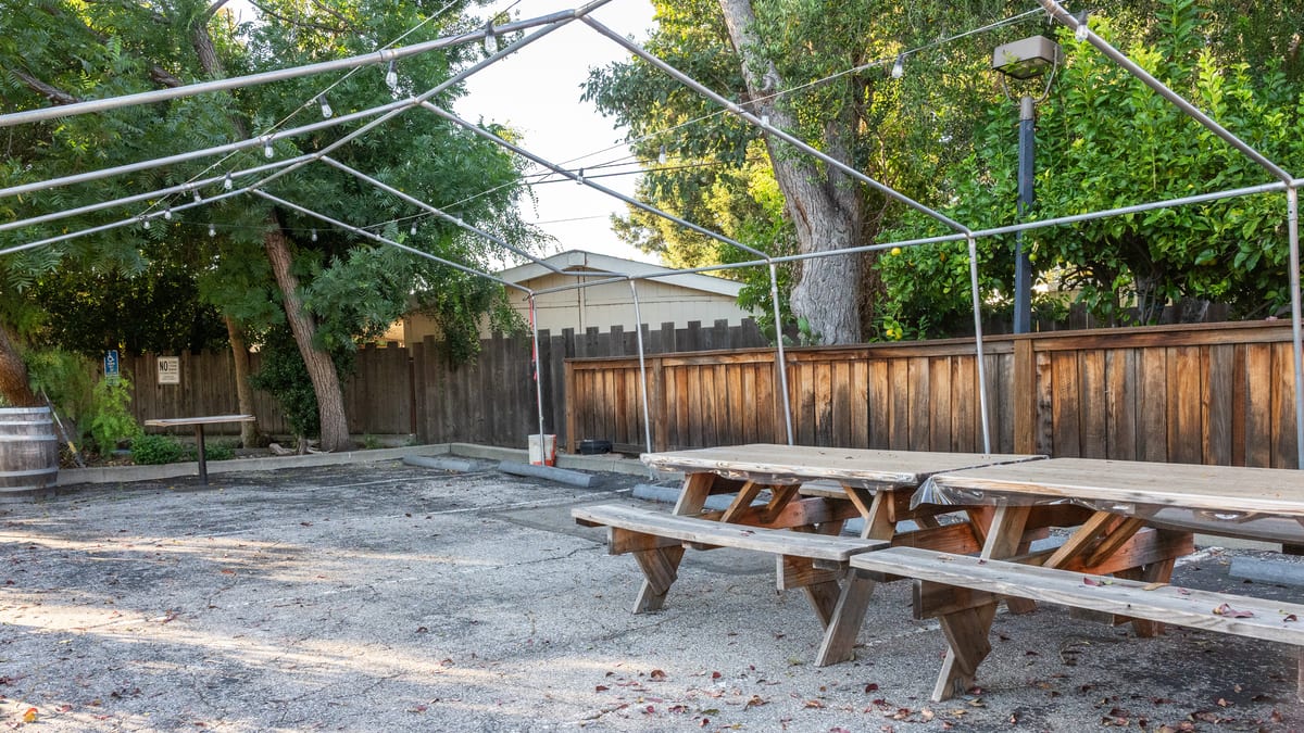 Covered patio, open every day