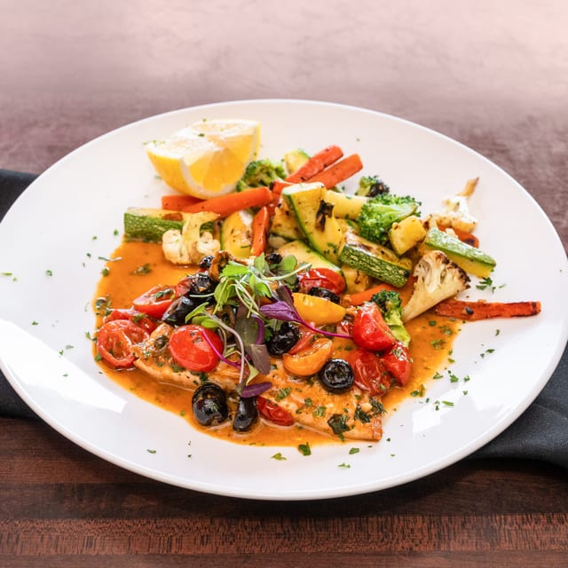 Salmone alla Siciliana.